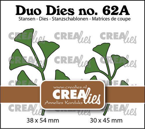 Crealies Duo Dies no. 62a Blaadjes CLDD62A 39x54mm (05-22)