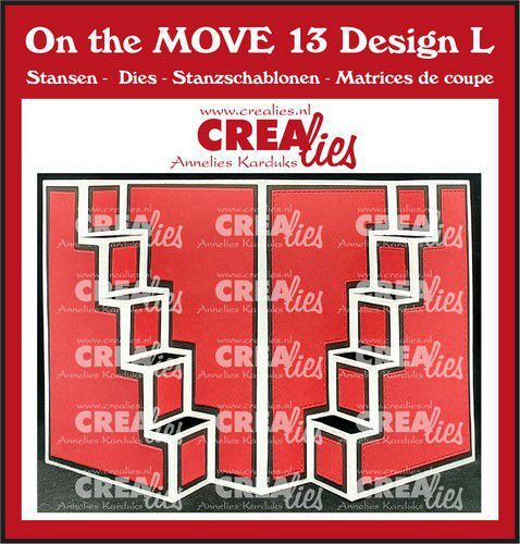 Crealies On The MOVE design L CLMOVE13 13,5x13,5cm (05-22)