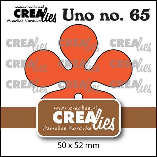Crealies Uno no. 65 Bloem 27 CLUno65 50x52mm (05-22)