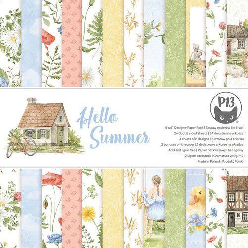 Piatek13 - Paper pad Hello Summer 6x6 P13-HSU-09 6x6 (04-22)