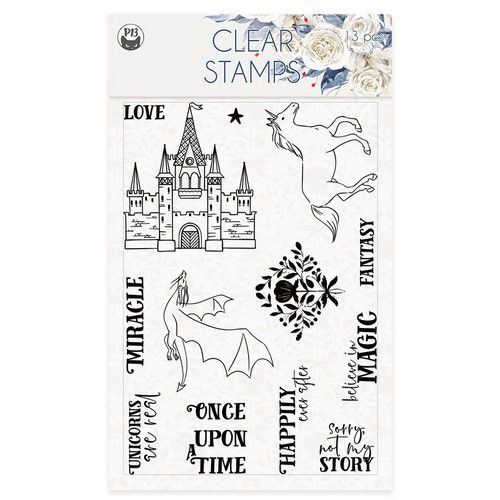 Piatek13 - Clear stamp set Once upon a Time 01 A6 P13-ONC-30 A6 (04-22)