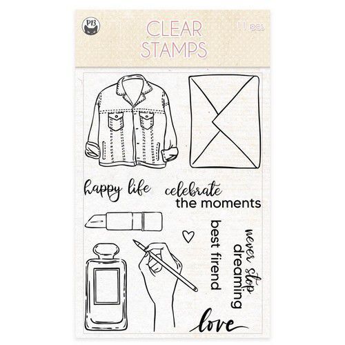 Piatek13 - Clear stamp set Lady's Diary 01 A6 P13-LAD-30 A6 (04-22)