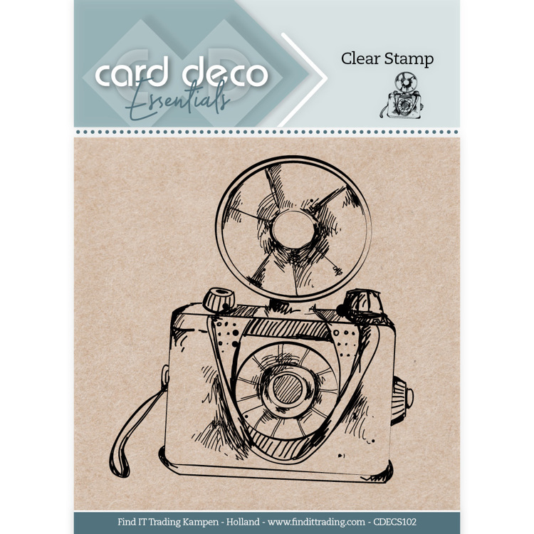 Card Deco Essentials Clear Stamps - Camera