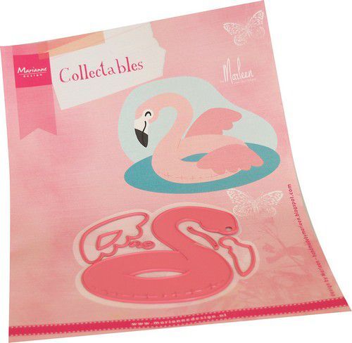 Marianne Design mallen COL1512 Opblaasbare Flamingo