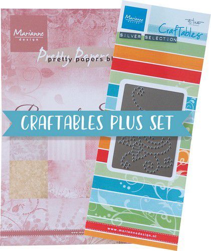 Marianne Design Pakket Craftables Plus set - Rozen hoek 15x21 (06-22)