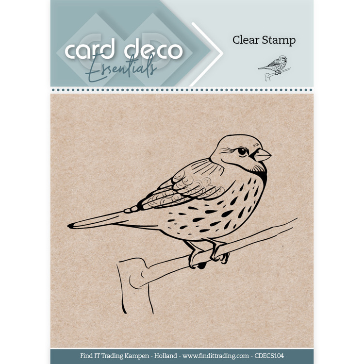 Card Deco Essentials Clear Stamps - Blackbird