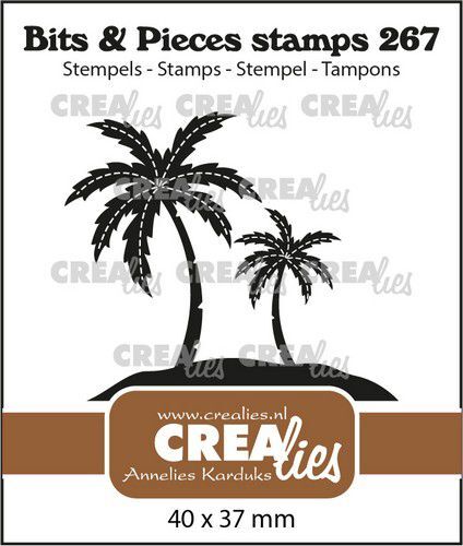 Crealies Clearstamp Bits & Pieces Palmbomen CLBP267 40x37mm (06-22)