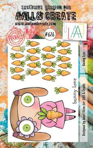 AALL & Create Stamp Bunny Love AALL-TP-676 7,3x10,25cm (05-22)