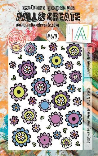 AALL & Create Stamp Laughing Flowers AALL-TP-679 7,3x10,25cm (05-22)