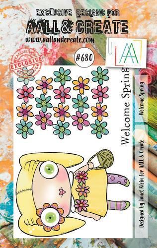 AALL & Create Stamp Welcome Spring AALL-TP-680 7,3x10,25cm (05-22)