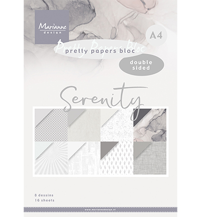 Marianne Design Pretty Papers Bloc Serenity