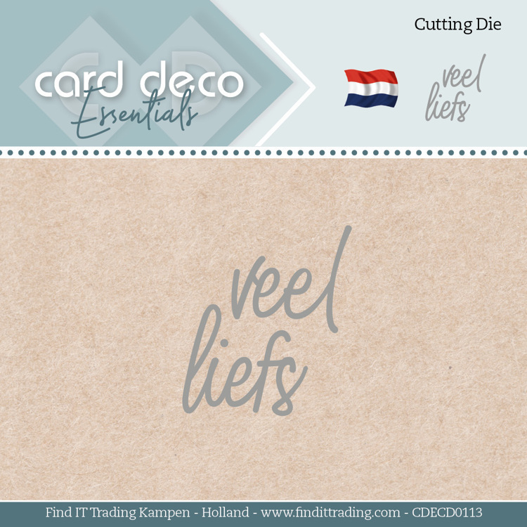 Card Deco Essentials - Dies - Veel liefs