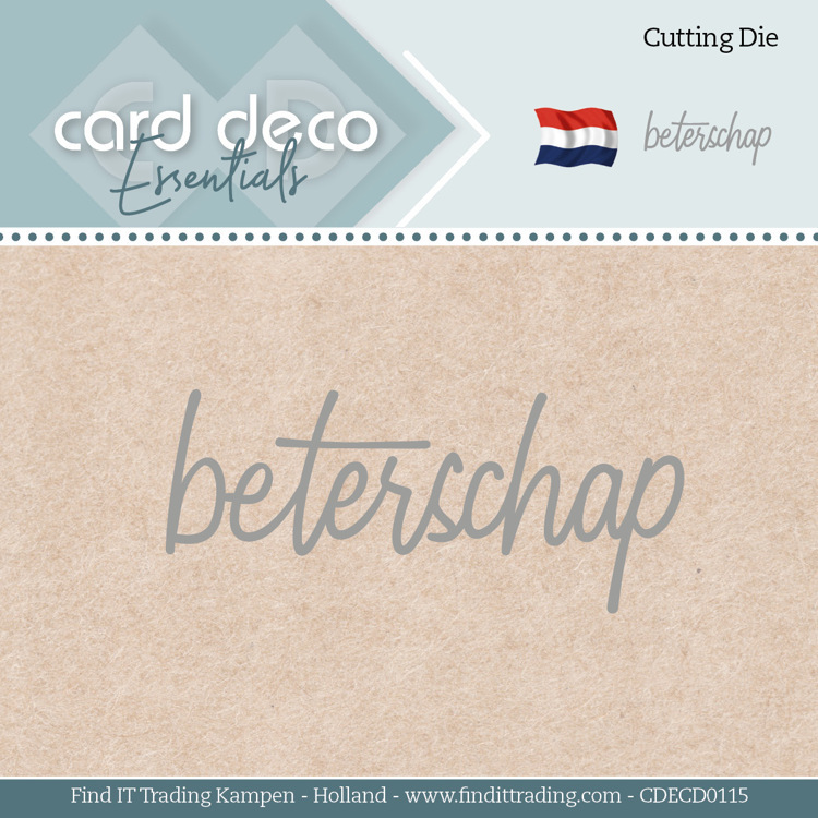 Card Deco Essentials - Dies - Beterschap L