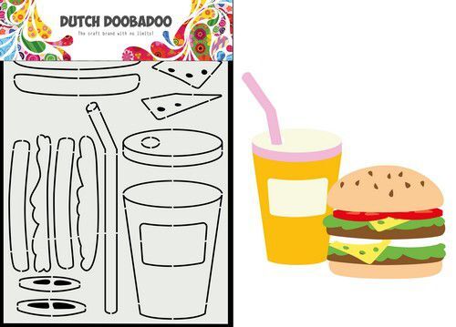 Dutch Doobadoo Card Art Hamburger 470.784.141 A5 (06-22)