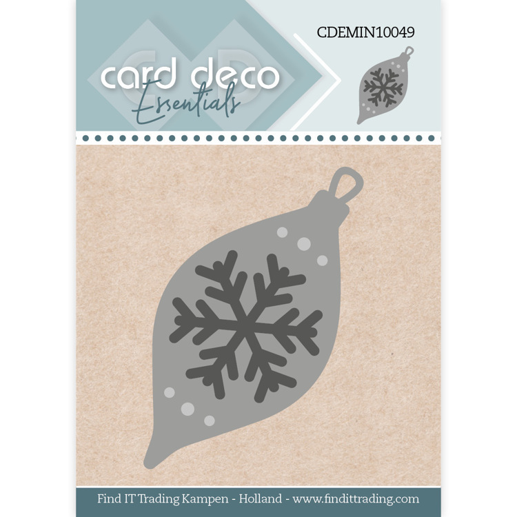 Card Deco Essentials - Mini Dies - 49 - Christmas Bauble