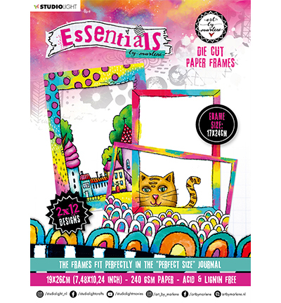 Studio Light Paper Frames fit to journal perfect size Essentials nr.23