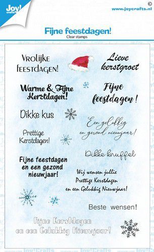Joy!Crafts stempels - Kerst tekst NL