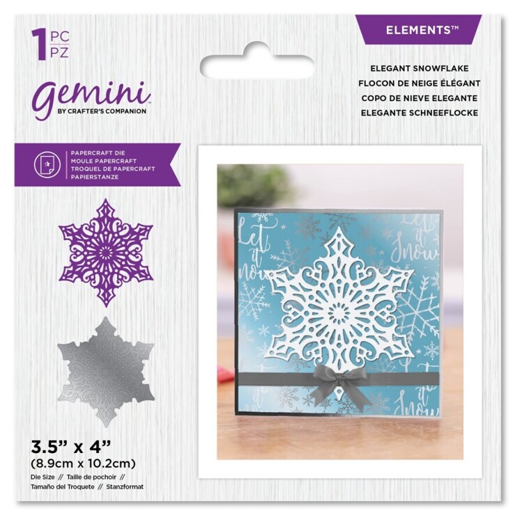 Gemini - Elements - Intricate Doily Snijmal - Elegant Snowflake