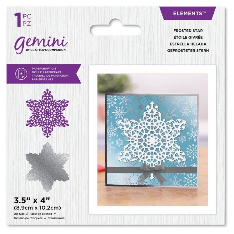Gemini - Elements - Intricate Doily Snijmal - Frosted Star