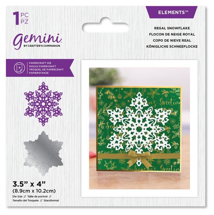 Gemini - Elements - Intricate Doily Snijmal - Regal Snowflake