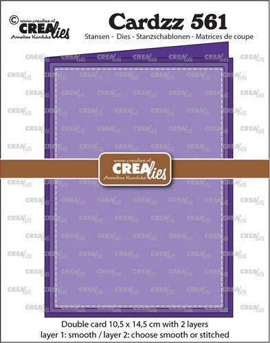 Crealies Cardzz Dubbele kaart 10,5x14,5 cm CLCZ561 14,5x21cm (07-22)