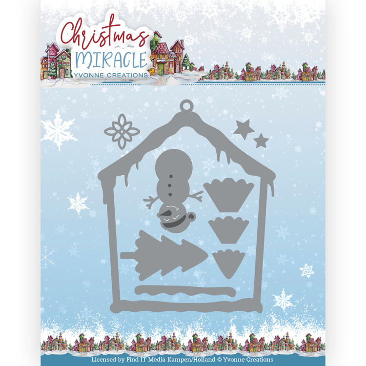 Dies - Yvonne Creations - Christmas Miracle - Snowman’s House
