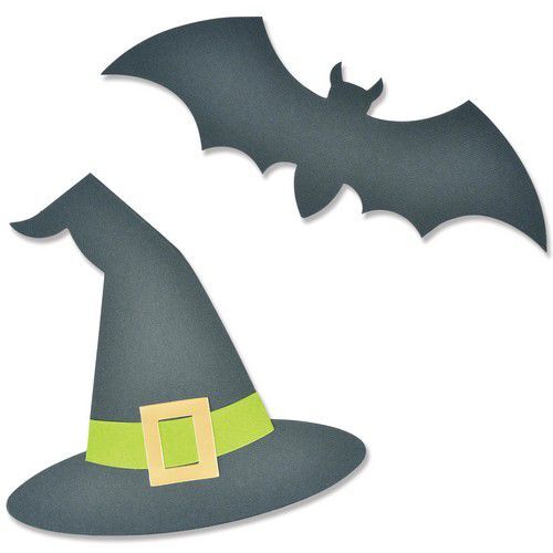Sizzix Bigz Plus Die -  Hat Bat & Buckle 665965 Jennifer Ogborn (08-22)