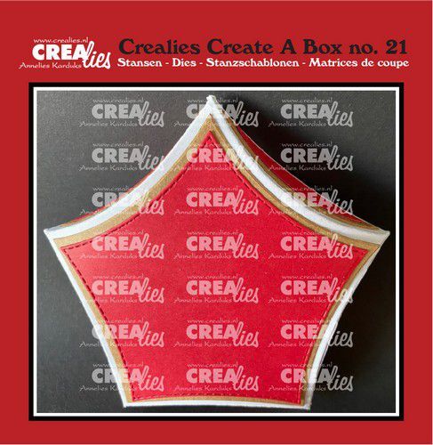Crealies Create A Box no. 21 CCAB21 12x12x2,3cm (08-22)