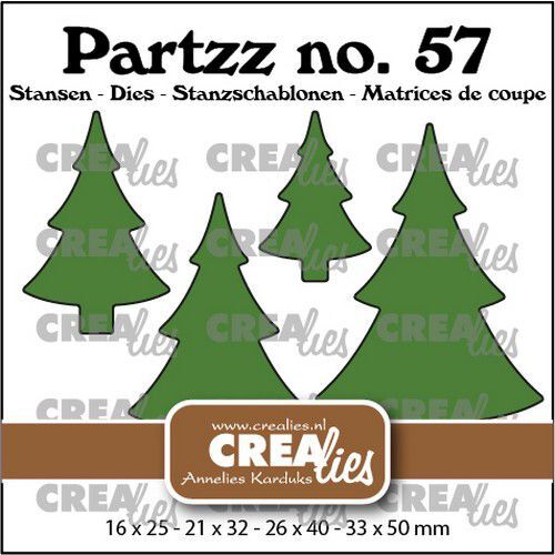 Crealies Partzz Bomen CLPartzz57 33x50mm (08-22)