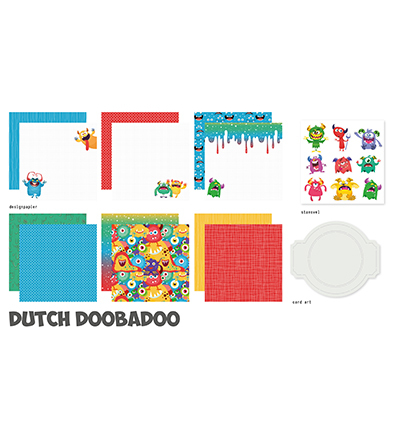 Dutch Doobadoo Crafty Kit Monster House 473.005.030 (08-22)