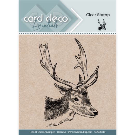 Card Deco Essentials Clear Stamps - Christmas Deer