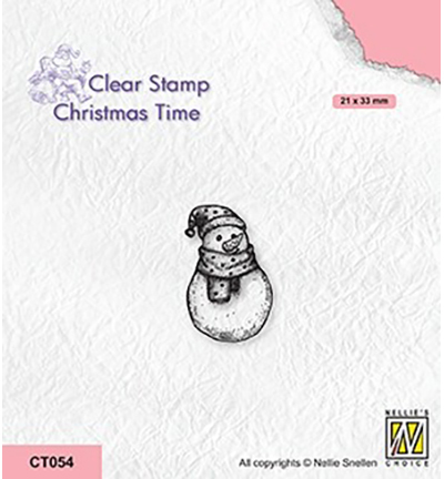 Nellies Choice stempels Snowman-2