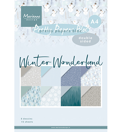 Marianne Design Pretty Papers Bloc Winter Wonderland