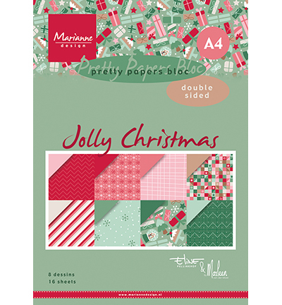 Marianne Design Pretty Papers Bloc Jolly Christmas
