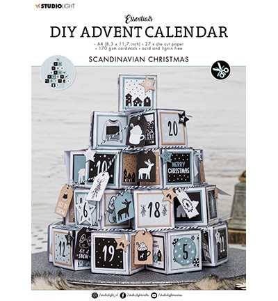Studio Light Advent Calendar Scandinavian Christmas