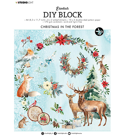 Studio Light stansblok Christmas in the Forest Essentials nr.32