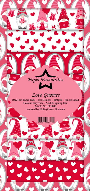 Dixi Slimline PaperPack 10x21 cm Love Gnomes