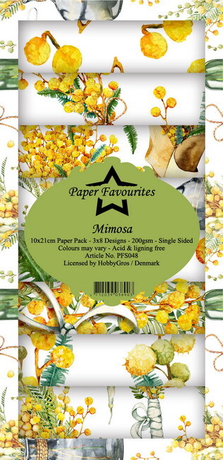 Dixi Slimline PaperPack 10x21 cm Mimosa