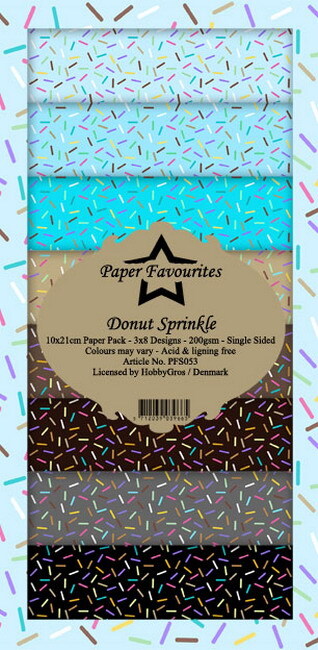 Dixi Slimline PaperPack 10x21 cm Donut Sprinkle
