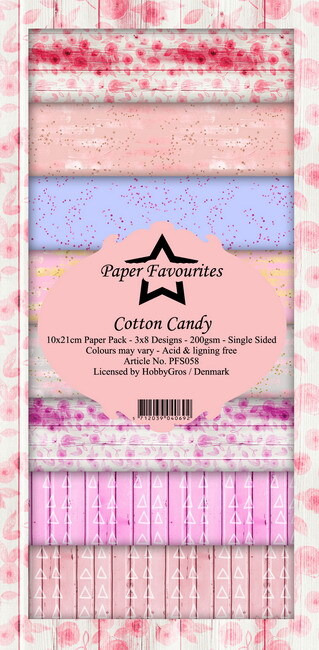 Dixi Slimline PaperPack 10x21 cm Cotton Candy