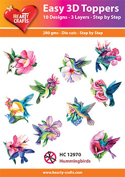 Easy 3D Designs pakket Hummingbirds
