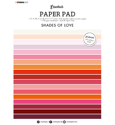 Studio Light Papierblok Shades of Love