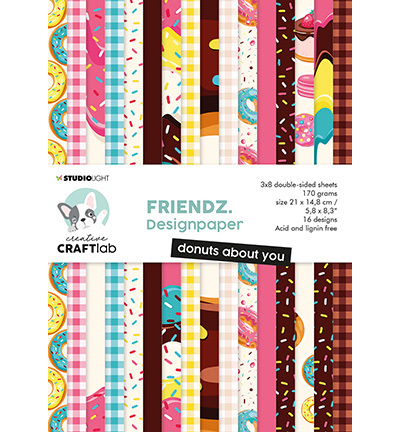 Studio Light Papierblok Donuts about You Friendz nr.72