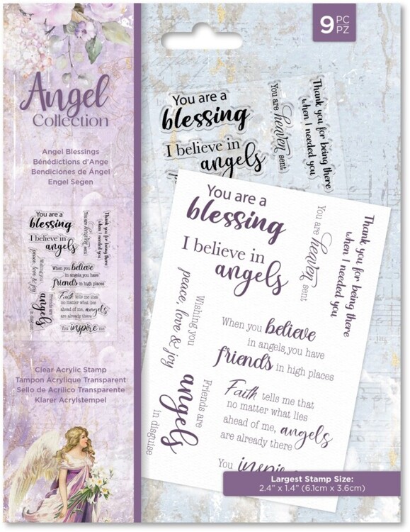 Angel Collection - Clearstamp - Angel Blessings
