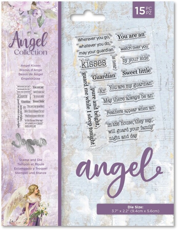 Angel Collection - Clearstamp&snijmallen set - Angel Kisses