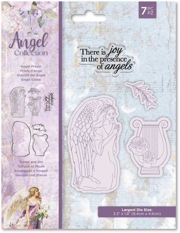 Angel Collection - Clearstamp&snijmallen set - Angel Prayer