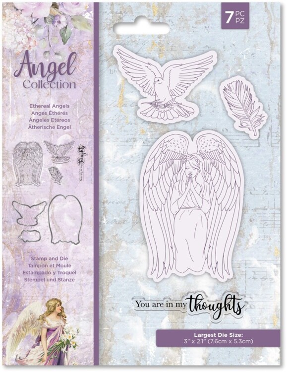 Angel Collection - Clearstamp&snijmallen set - Ethereal Angels