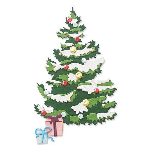 Sizzix Thinlits Die Set 8PK - Layered Christmas Tree 664712
