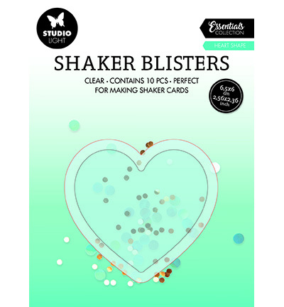 Studio Light Shaker Blister Hart shape