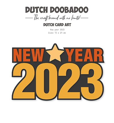 Dutch Doobadoo 470.784.184 Card Art New Year 2023